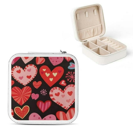 Shiartex Hearts Snowflakes Annabel Kidston Jewelry Box for Girls White