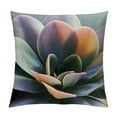 thumbnail image 1 of Shiartex Hopyeer Spring Summer Succulent Plants Throw Pillow Covers Realistic 3D Design Plant Fleshy Leaves Pillowcase Home Sofa Bedroom Cushion Cover 12x12in, 1 of 5