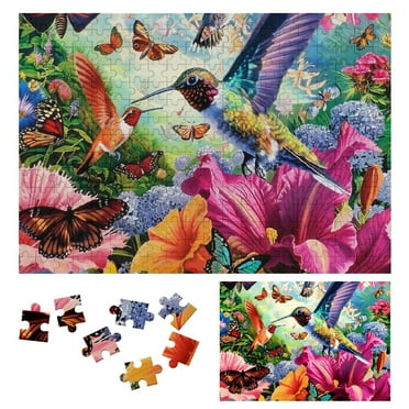 Shiartex  Hummingbird Garden Jigsaw Puzzle from The Vivid Collection 300 PCS