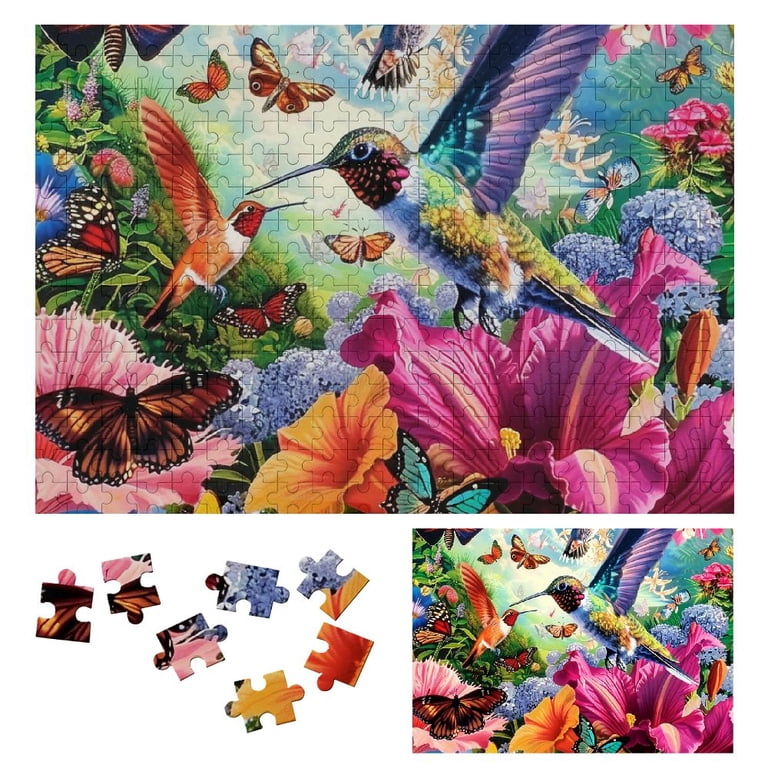 Shiartex Hummingbird Garden Jigsaw Puzzle from The Vivid