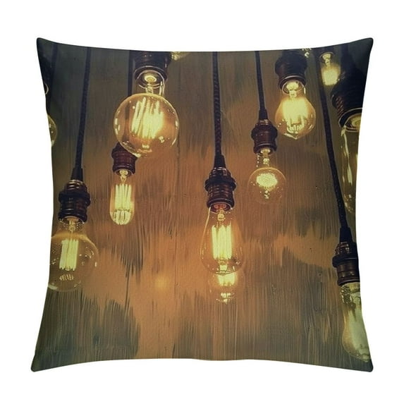 Shiartex Industrial Throw Pillow Cushion Cover, Vibrant Retro Style Equipments Original Concept for Modern Art Design, Decorative Square Pillow Case,Multi-Size