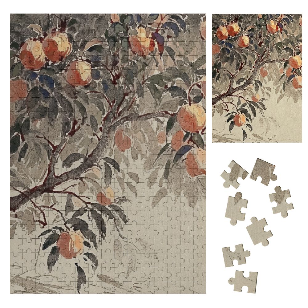 Shiartex Leaves Fruit Wooden Jigsaw Puzzles for Family and Friends ...
