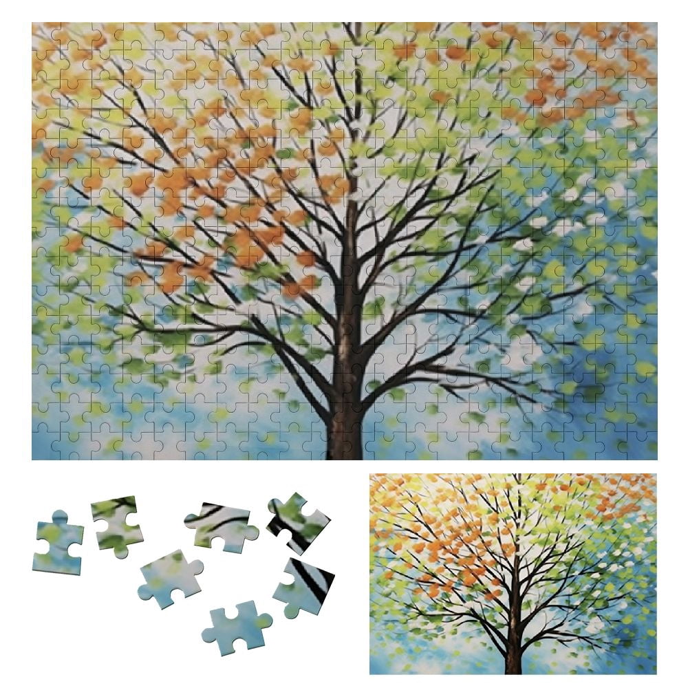 Shiartex Leaves Wooden Jigsaw Puzzle for Adults Intellectual Fun Game ...