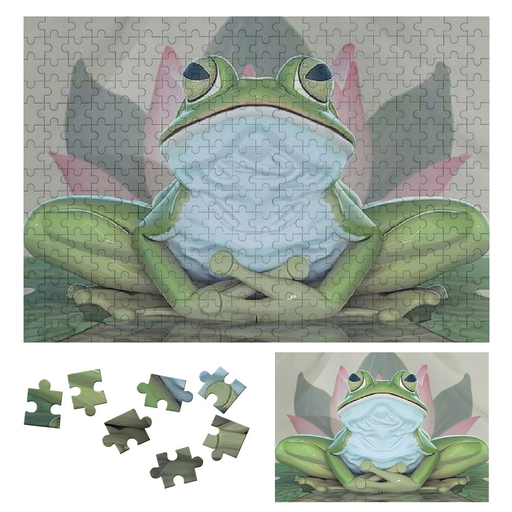 Shiartex Lotus Flower Wooden Jigsaw Puzzle for Adults and Kids ...