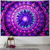 Shiartex  Mandala Boho Tapestry, Bohemian Hippie Poster Wall Hanging for Bedroom Aesthetic Wall and Room Decor (Mandala) 40x30inch