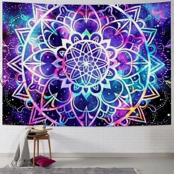 Shiartex Mandala Tapestry Galaxy Mandala Tapestry Aesthetic,Tapestry Wall Hanging for Bedroom Living Room Painting