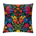 thumbnail image 1 of Shiartex Mexican Fiesta Throw Pillow Covers  Dragonfly Flower Dahlia Pillow Case Day of The Dead Dia De Los Muertos Cinco De Mayo Decorations 20x20in, 1 of 5