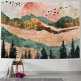thumbnail image 1 of Shiartex  Mountain Tapestry Forest Tree Tapestry Sunset Tapestry Nature Landscape Tapestry Wall Hanging for Room Painting, 1 of 6
