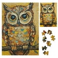 thumbnail image 1 of Shiartex Owl Wooden Jigsaw Puzzle for Family and Friends, Challenging and Relaxing Wood Puzzle for Adults, Ideal Gift for Birthday and Wedding, Premium Eco-Friendly Material 300PCS, 1 of 8