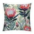 thumbnail image 1 of Shiartex  Painted Protea Pattern Throw Pillow Covers Sofa Pillowcase Car Square Throw Pillowcases Home Decoration, 1 of 5