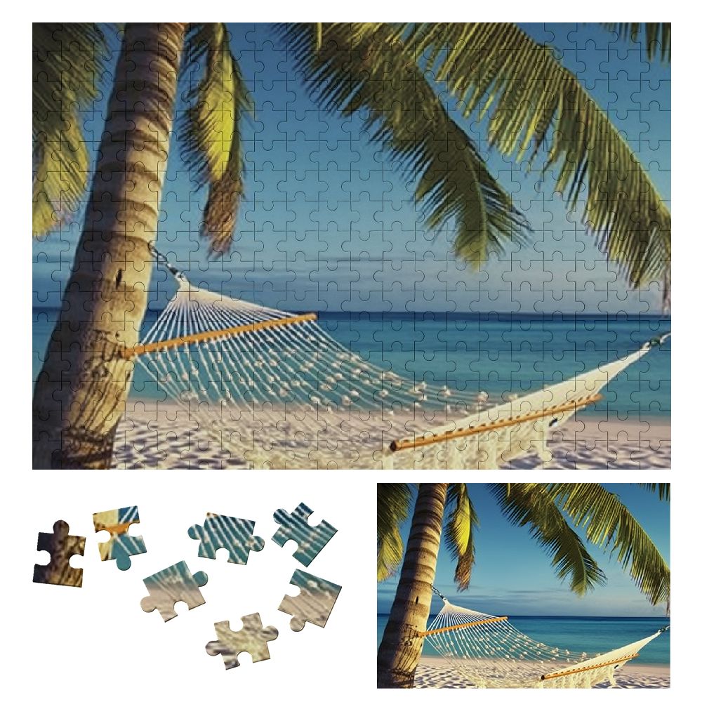Shiartex Palm Tree Wooden Jigsaw Puzzle, Premium Eco-Friendly Hard ...