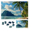 thumbnail image 1 of Shiartex Palm Trees Wooden Jigsaw Puzzle for Adults, Challenging Difficult Wood Puzzle Gift for Family Friends 1000 PCS, 1 of 6
