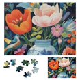 thumbnail image 1 of Shiartex Piece and Love Still Life with Flowers Jigsaw Puzzle, Puzzle for Adults and Families, Glossy, Sturdy Pieces 500 PCS, 1 of 6