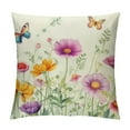 thumbnail image 1 of Shiartex  Pillow Covers Pink Daisy Floral Home Sweet Home Spring Summer Pillows Decorative Throw Pillows Cushion Case Floral Decorations Farmhouse Decor for Couch Sofa, 1 of 5