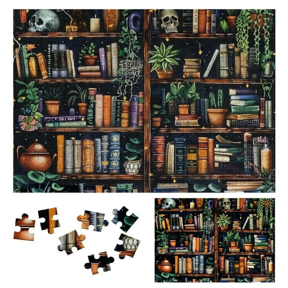 Shiartex Plants Wooden Jigsaw Puzzles, Impossible Hard Challenge for Adults, Gift for Family Friends 300 PCS