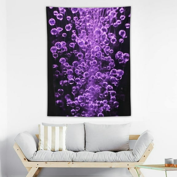 Shiartex  Purple Abstract Purple Water Splash Tapestry,Abstract Background Large Wall Hanging Tablecloths Tapestry Bedroom Room Living Room Dorm 30x40 Inch