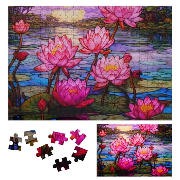 Shiartex  Puzzle- Flower Puzzles for Adults, Art Puzzles，Impossible Hard Challenging Puzzles for Adults, Colorful Jigsaw Puzzle(Floral Blossom) 300 PCS
