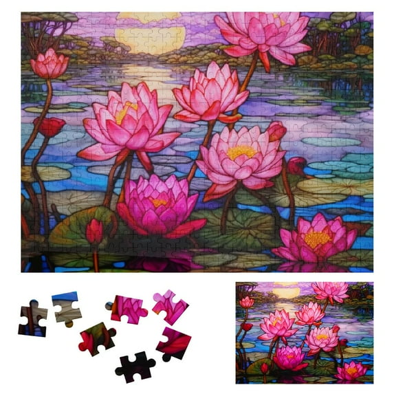 Shiartex  Puzzle- Flower Puzzles for Adults, Art Puzzles，Impossible Hard Challenging Puzzles for Adults, Colorful Jigsaw Puzzle(Floral Blossom) 500 PCS