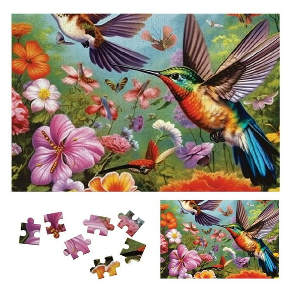 Shiartex Puzzles for Adults and up,Hummingbird Jigsaw Puzzle 1000 PCS