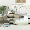 thumbnail image 1 of Shiartex Reed Grass Print Flannel Throw Blanket for Bed Sofa Living Room Decor All Seasons, Exquisite Gift, Non-Pilling & Wrinkle Resistant 40x50in, 1 of 6
