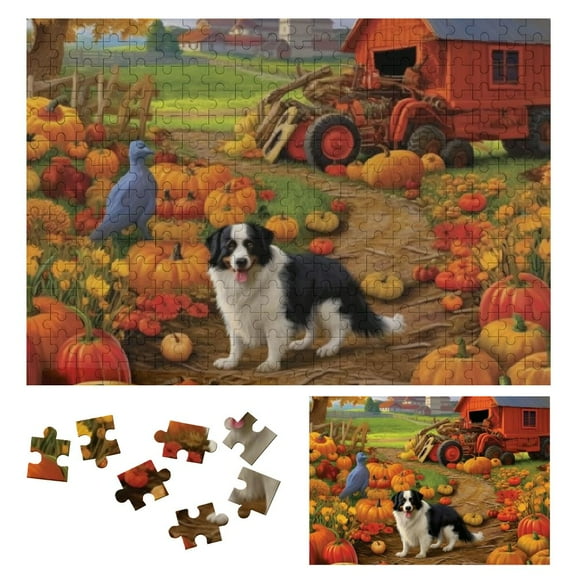 Shiartex RoseArt  - Fall Harvest -Jigsaw Puzzle for Adults 300 PCS
