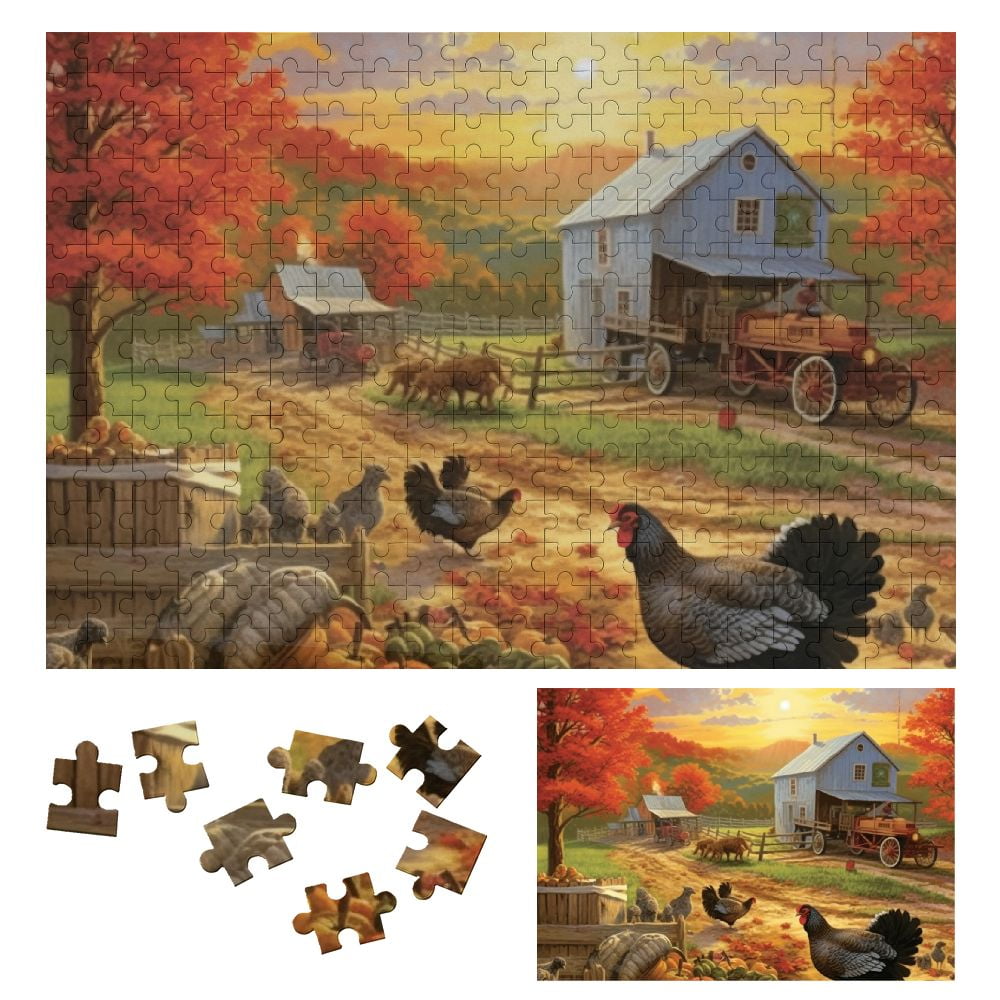 Shiartex RoseArt -The Pumpkin Harvest - Jigsaw Puzzle for Adults 300 ...