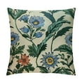 thumbnail image 1 of Shiartex   Sage Green Blue Floral Pillow Covers Spring Flower Leaves Print Decorative Throw Pillow Cases Outdoor Farmhouse Decoration for Sofa Couch Bed White, 1 of 5