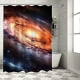 thumbnail image 1 of Shiartex Spiral Galaxy Black Hole Space Art Print Shower Curtain for Bathroom Decoration with Hooks, Washable Polyester Fiber Background Curtain for Showers and Bathtubs 60x72, 1 of 7