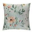 thumbnail image 1 of Shiartex Spring Pillow Covers , Watercolor Sage Green Flower Decorative Throw Pillows FarmhouseFloral Pillow Case for Sofa Bedroom Living Room Indoor Outdoor, 1 of 5