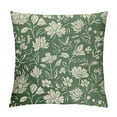 thumbnail image 1 of Shiartex Spring Sage Green Pillow Covers 18x18 Vintage Floral Rustic Old Style Cute Flower Print Decorative Outdoor Pillowcases Seasonal Farmhouse Throw Cushion Case Decor for Couch Sofa Bed, 1 of 5