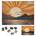 thumbnail image 1 of Shiartex Sunset Boat Water Wooden Jigsaw Puzzle, Challenging Hard Puzzle for Adults, Gift for Family Friends 500 PCS, 1 of 6