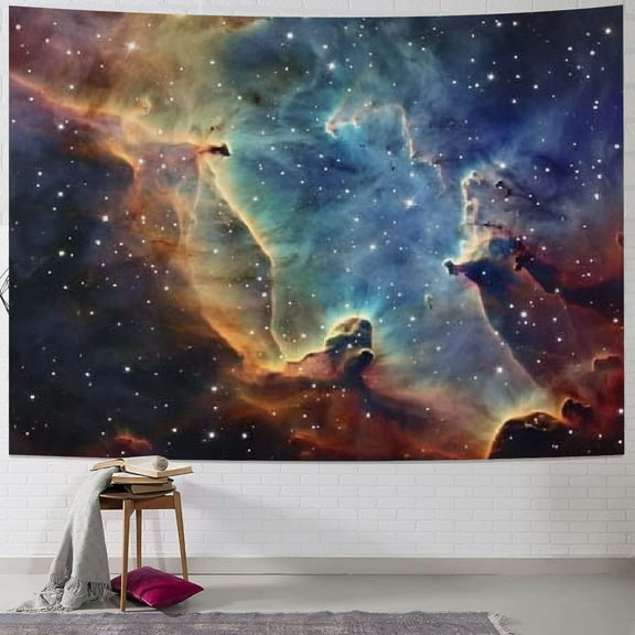Shiartex Tapestry,Colorful nebula space universe,Wall Hanging Room Tapestry Wall Decor for Living Room Bedroom Painting