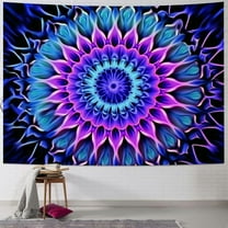 Shiartex Tapestry Hippie Tapestry Tapestry Trippy Decor Neon Boho Tapestries Mandala Wall Tapestry for Bedroom Aesthetic Wall Hanging 40x30inch