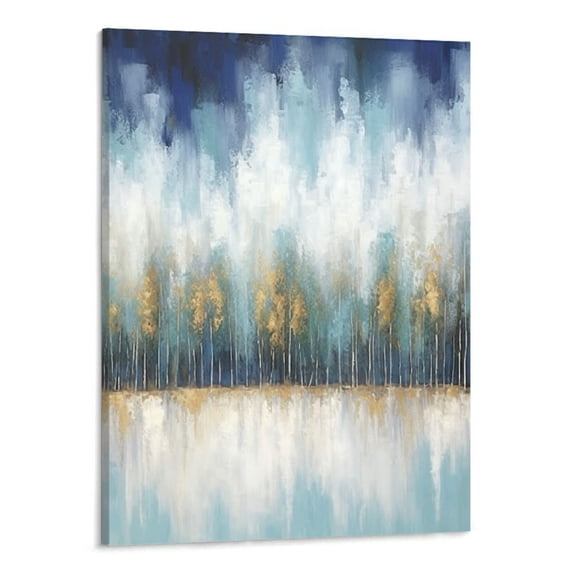 Shiartex Texture Painting Canvas Wall Art Picture 16x20in for Living Room Bedroom Ready to Hang 16x20in