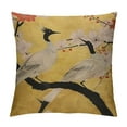 thumbnail image 1 of Shiartex Throw Pillow Cover Japanese Beautiful Kimono of Illustrations Japan Asia Crane Decorative Pillow Case Home Decor Square Pillowcase White, 1 of 5