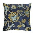 thumbnail image 1 of Shiartex  Throw Pillow Covers Cases for Couch Sofa Home Decor Vintage Floral Leaves Multi-Size Navy Blue, 1 of 5