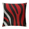 thumbnail image 1 of Shiartex Throw Pillow Covers Modern Abstract Red Black White Strip Dot Decorative Pillow Cases Home Decor Square Pillowcases,Multi-Size, 1 of 5