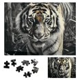 thumbnail image 1 of Shiartex Tiger Woods Nature Print Wooden Jigsaw Puzzle for Family Friends Gift, Premium Eco-Friendly Wood, Relaxing and Engaging, Home Decor Art Piece 500 PCS, 1 of 6