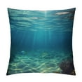 thumbnail image 1 of Shiartex  Underwater View of Tropical Beach Print Throw Pillow Covers Fashion Throw Pillow Case Soft Couch Pillows Decorative Square Pillow Covers for Sofa Living Room, 1 of 5