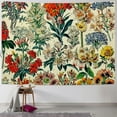 thumbnail image 1 of Shiartex  Vintage Wildflower Vertical Tapestry for Bedroom Colorful Wall Hanging Aesthetic Wall Art For Room Decor, (Flower Pattern) 60x50inch, 1 of 6