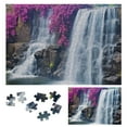 thumbnail image 1 of Shiartex Waterfall Purple Flowers Print Wooden Jigsaw Puzzle Challenging Difficult Wood Puzzles for Adults Gift for Family Friends 300 PCS, 1 of 6