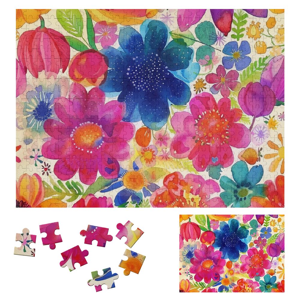 Shiartex puzzle for adults - Flowers in Bloom | puzzles | puzzles for ...