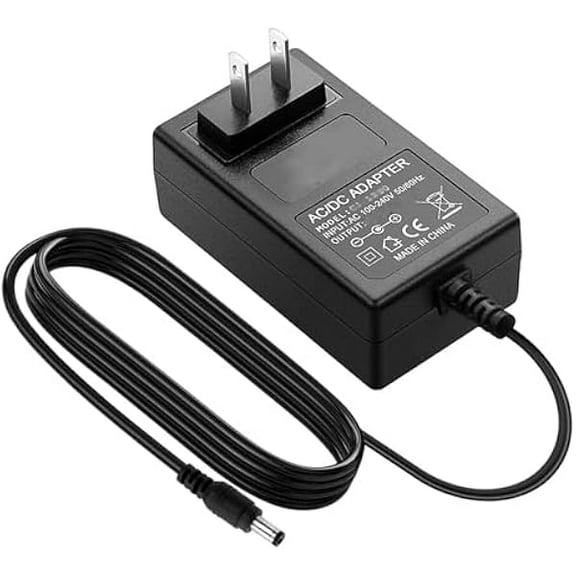 Shiatsu Foot Massager Machine Power Cord, 12V Foot Massager Cord Compatible for RENPHO/Nekteck/Breo/Snailax/Etekcity Foot Massager Machine AC Power Adapter