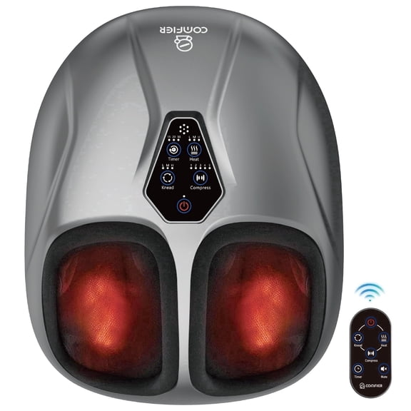Shiatsu Foot Massager with Heat, 2026 Upgraded Feet Massager Machine, Up to Size 14