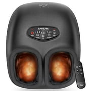 Shiatsu Foot Massager with Soothing Heat, Snailax Kneading Foot Massager Machine Improve Foot Wellness Up to size 13 App control, Gifts