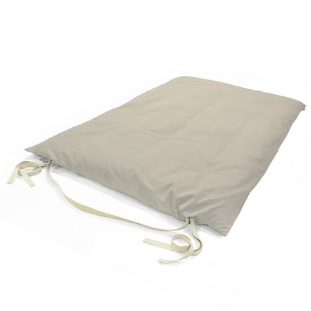 Cotton Batting Filled Shiatsu Thai Massage Mat with Natural Cover – Lightweight and Durable Full Body Massage Pad, 80"x54"x3" – Made in USA