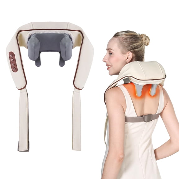 Shiatsu Neck And Back Massager,4D Therapexa Neck & Shoulder Massager For Pain Relief Deep Tissue,Real Touch Therapy Neck Siaasoo Neck Massager With Heart,Gifts For Men Or Women