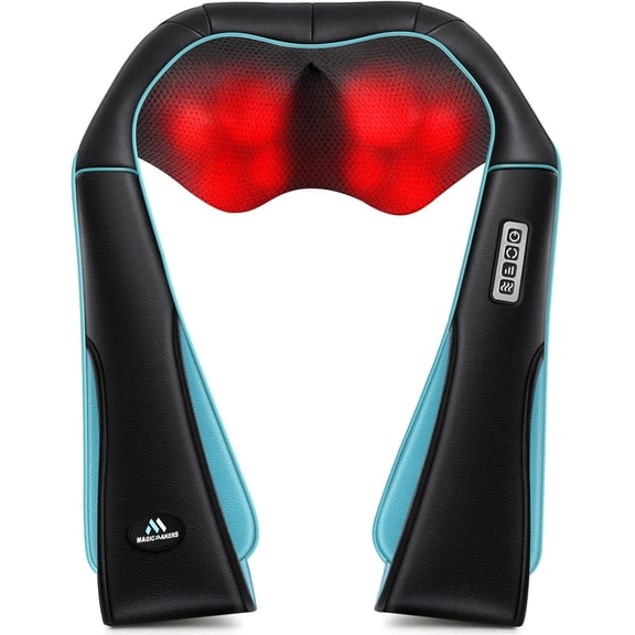 Shiatsu Neck Massager with Heat for Pain Relief Deep Tissue Valentine's Day Gifts Him, Her | Ideal Men, Women, Mom & Dad Amazing Back Shoulder from Daughter or Son