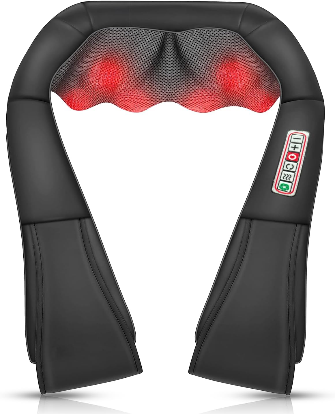 Shiatsu Neck and Shoulder Massager with Heat, Back Massager-Electric Deep Tissue 3D Kneading Massage for Shoulder Leg Body Muscle Pain Relief Use for Home Office,Best Gifts for Women Men Mom Dad