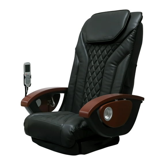 Shiatsulogic Pedicure Chair Cushion Cover Set (Black), Vibration Massage Chair Cover 16 EXR, Nail Salon Pedicure Equipment and Furniture